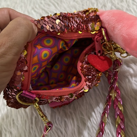 TY “GILDA” SEQUIN pink sparkling flamingo purse - Picture 7 of 9